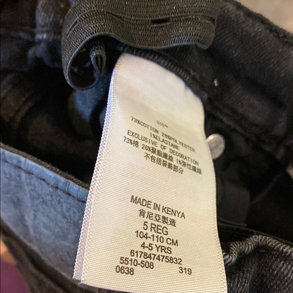 Signature by Levi Strauss Black Slim Fit Jeans - Picture 4 of 7